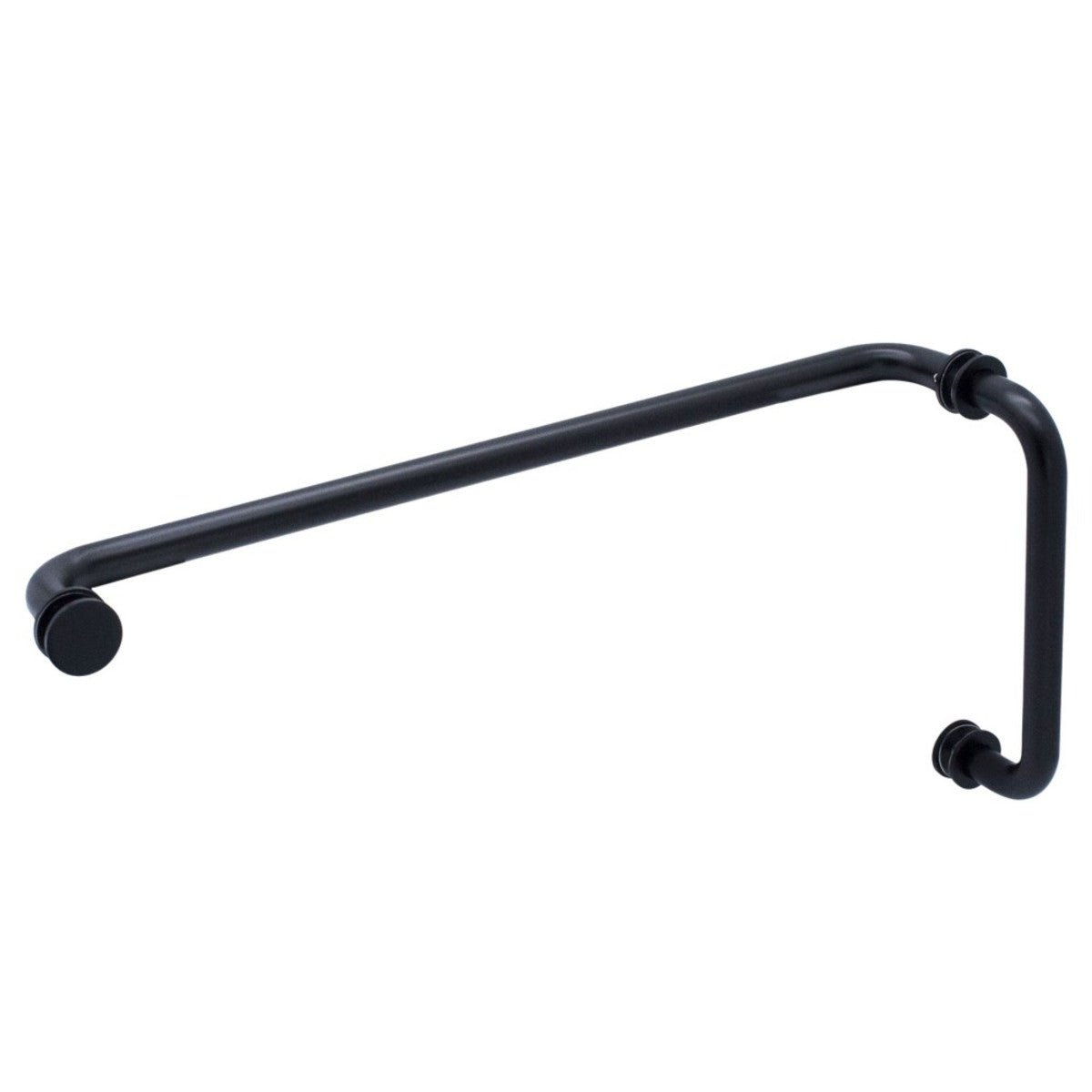 Structure Glass Solutions Traditional Pull Handle Towel Bar Combo SDH - 618 - ORB - Matte Black