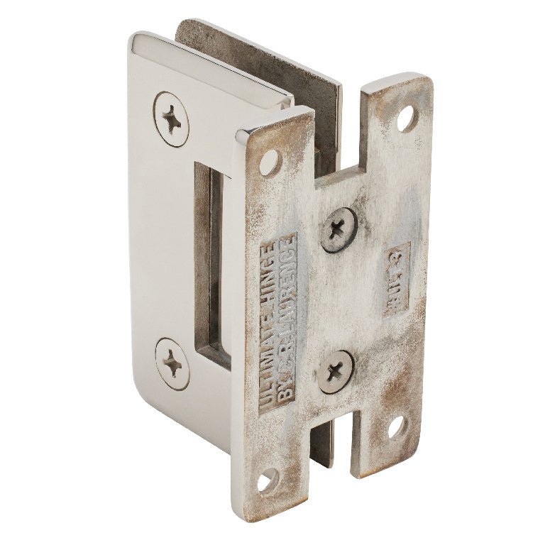 CRL Ultimate 037 Series Wall Mount 'H' Back Plate Hinge ULT037PS