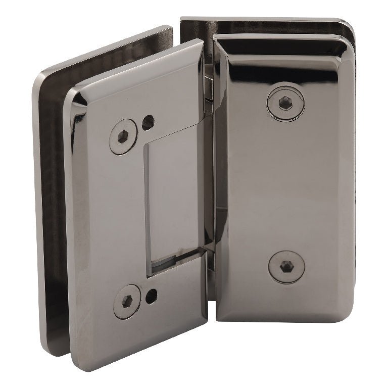 U.S. Horizon Mfg. 135° Glass - to - Glass Adjustable Majestic Series Hinge HMB135GTGAPN