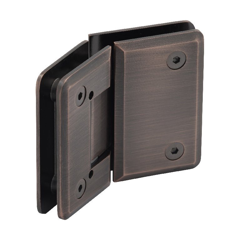 U.S. Horizon Mfg. 135° Glass - to - Glass Adjustable Premier Series Hinge HP135GTGAACP