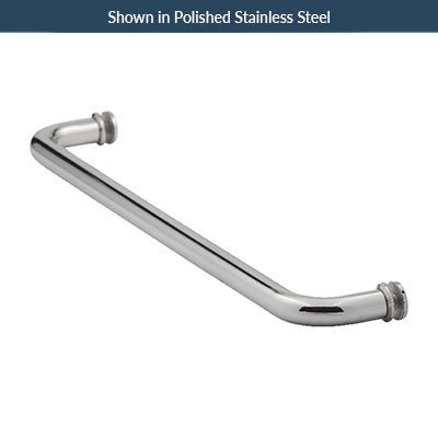 U.S. Horizon Mfg. 18" Single Mount Towel Bar with Style Washers TB18SMSWAB