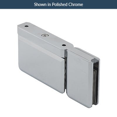 U.S. Horizon Mfg. 180° Glass to Glass (for Fixed Sidelite) Montreal Series Hinge HP1VBGTSMB