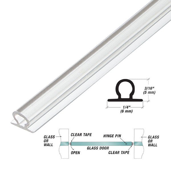 U.S. Horizon Mfg. 3/16" High Bulb Seal (Dual Durometer) VBS2PT