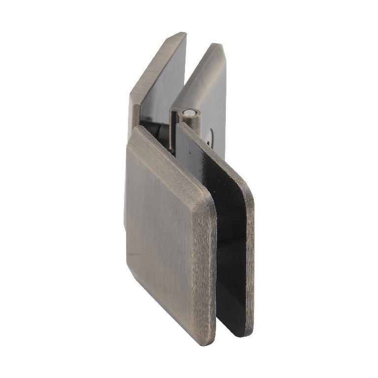 U.S. Horizon Mfg. Adjustable Beveled Glass - to - Glass Clip CPGTGAAB