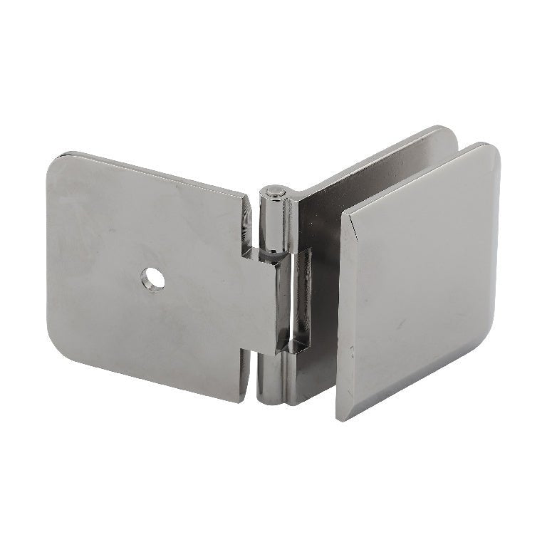 U.S. Horizon Mfg. Adjustable Beveled Wall Mount Glass Clip CPGTWAPN