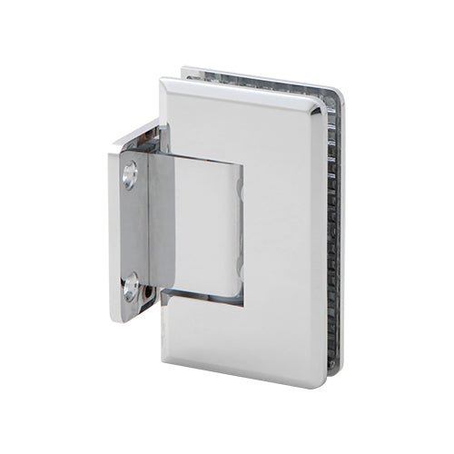 U.S. Horizon Mfg. Adjustable Coronado Glass to Wall Hinge with Short Back Plate HEBGTWAC