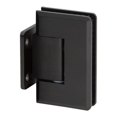 U.S. Horizon Mfg. Adjustable Coronado Glass to Wall Hinge with Short Back Plate HEBGTWAMB