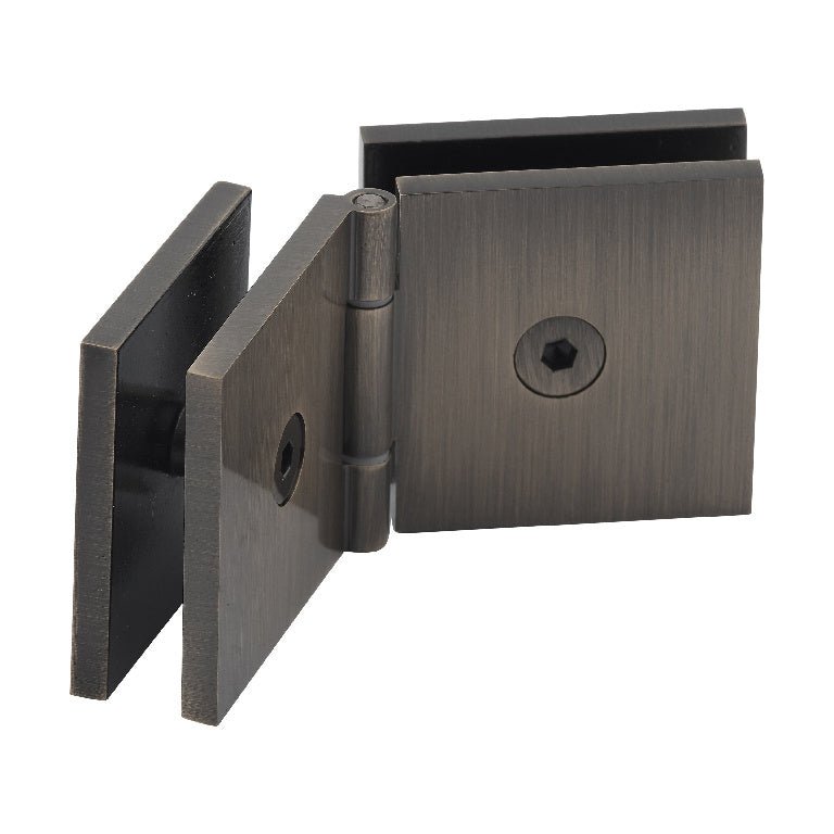 U.S. Horizon Mfg. Adjustable Square Glass - to - Glass Clip CGTGAAB