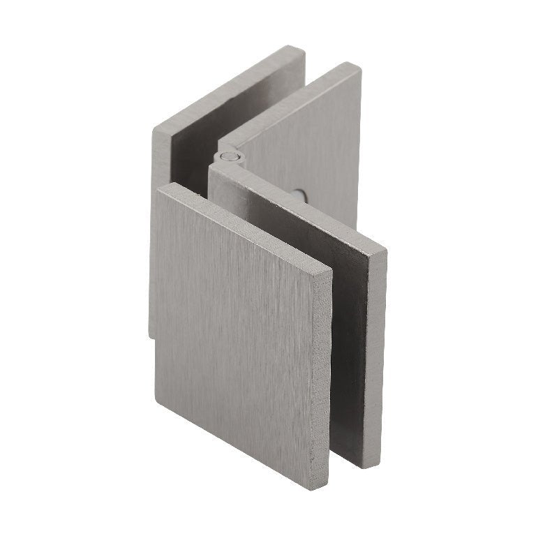 U.S. Horizon Mfg. Adjustable Square Glass - to - Glass Clip CGTGABN