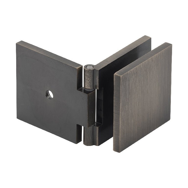 U.S. Horizon Mfg. Adjustable Square Wall Mount Glass Clip 2" x 2" (51 x 51 mm) CGTWAAB