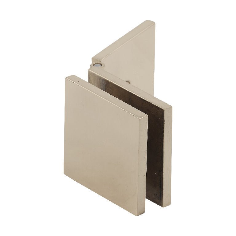 U.S. Horizon Mfg. Adjustable Square Wall Mount Glass Clip 2" x 2" (51 x 51 mm) CGTWAPB