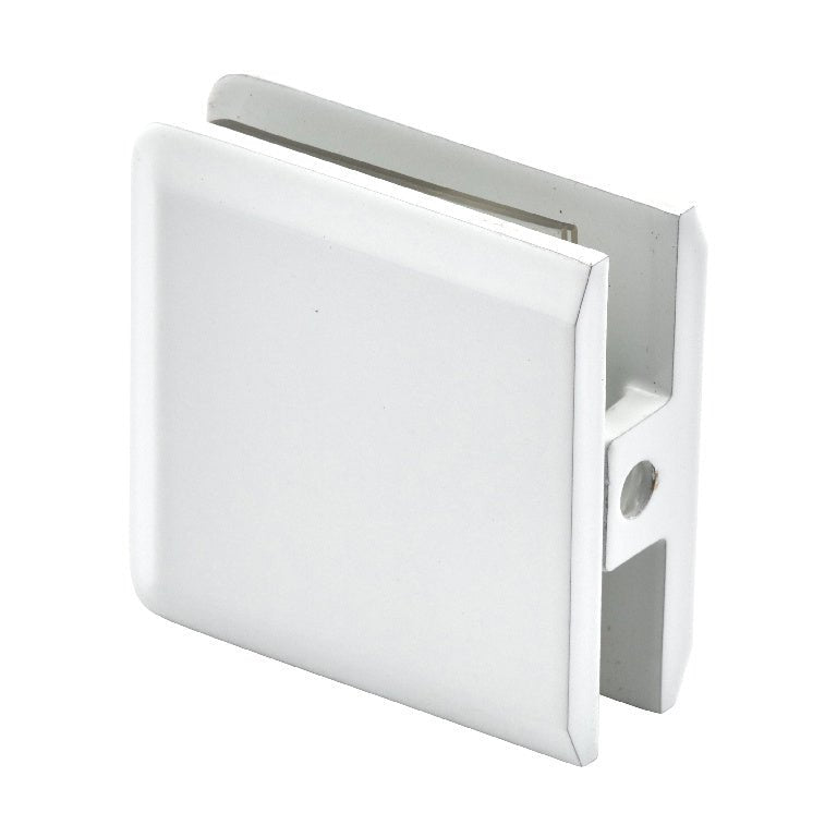 U.S. Horizon Mfg. Beveled Wall Mount Glass Clip CPGTW1W