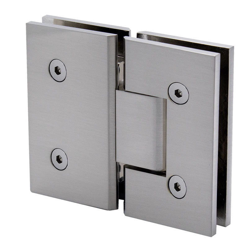 FHC Venice Series 180 Degree Adjustable Glass-To-Glass Hinge For 3/8" To 1/2" Glass