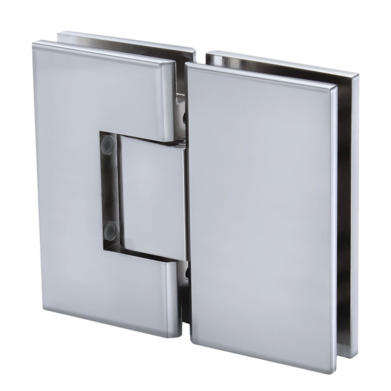 FHC Venice Series 180 Degree Adjustable Glass-To-Glass Hinge For 3/8" To 1/2" Glass