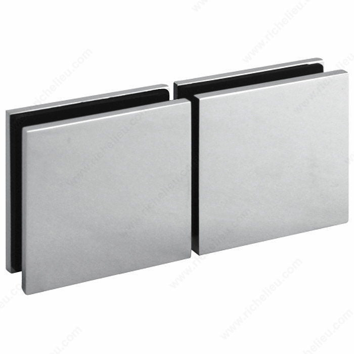 180° Glass-to-Glass Movable Transom Clamp - Square