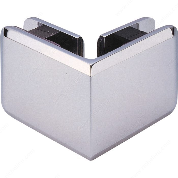 90° Glass-to-Glass Clamp - Beveled