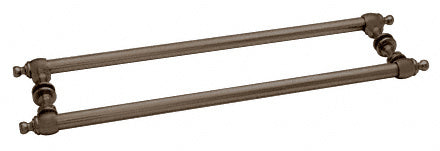 Colonial Style Back-to-Back Towel Bars