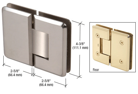 180 Degree Glass-to-Glass Plymouth Series Hinge