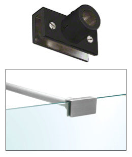 Adjustable Slim Line Glass Mount Fitting