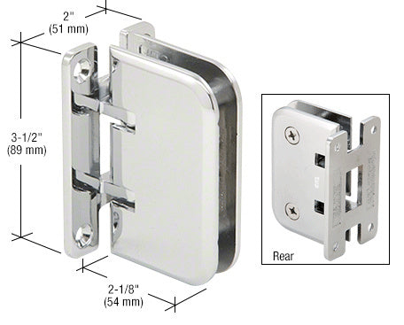Estate 037 Series Wall Mount 'H' Back Plate Hinge *Discontinued*