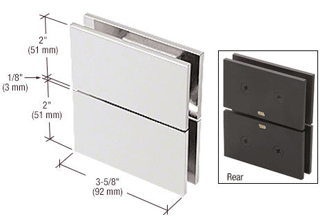 Cardiff Series Glass-to-Glass Mount Hinge