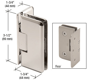 Petite 044 Series Wall Mount Offset Back Plate Hinge