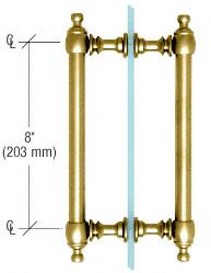 Colonial Style Back-to-Back Pull Handles - ShowerDoorHardware.com