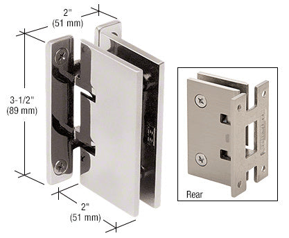 Concord 037 Series Wall Mount 'H' Back Plate Hinge *Discontinued*