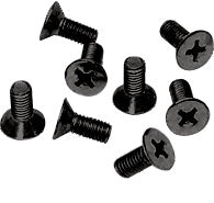 6 x 15 mm Cover Plate Flat Head Phillips Screws