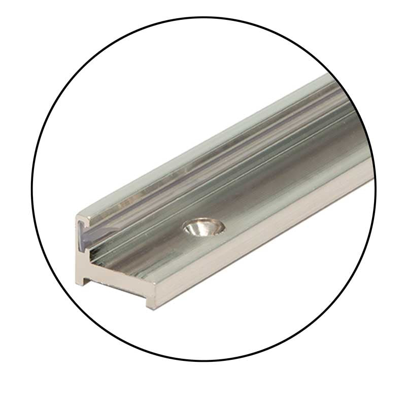 FHC Aluminum Jamb With Clear Wipe 98" Length