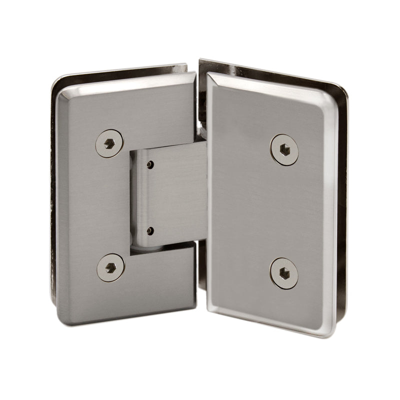 FHC Carolina Series 135 Degree Adjustable Glass-To-Glass Hinge For 3/8" To 1/2" Glass