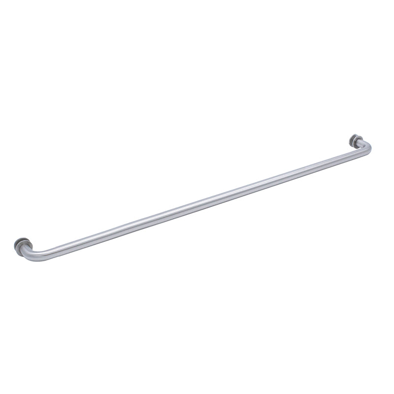FHC Tubular Towel Bar Single-Sided with Washers for 1/4" To 1/2" Glass