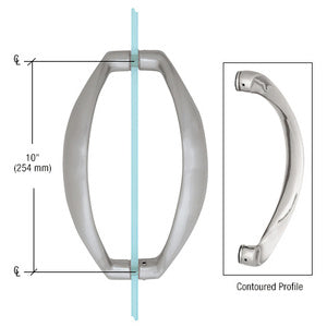 CRL Back-to-Back Sculptured Solid Pull Handle - ShowerDoorHardware.com