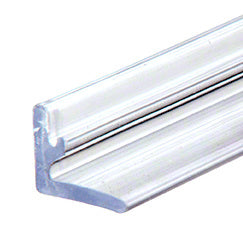 CRL Replacement Clear Plastic L-Seal for Bypassing Shower Sliders