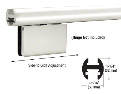 144" EZ-Adjust Shower Door Header Kit