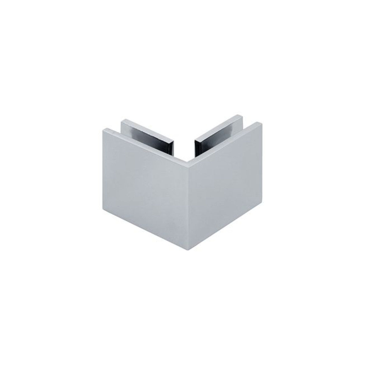 Square Heavy Duty 90 Degree Glass To Glass Clamp Closed Face
