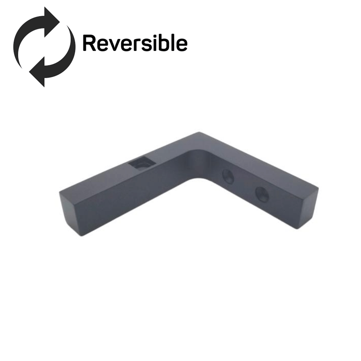 Structure Glass Solutions HEAVY DUTY Reversible Pivot Hinge Wall Mount Bracket LRG-360-RVL Bracket-ORB-Matte Black