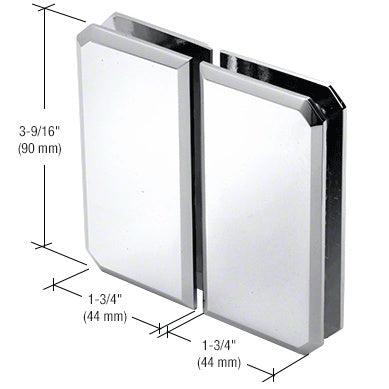 Monaco 182 Series 180 Degree Glass-to-Glass Hinge Swings In Only