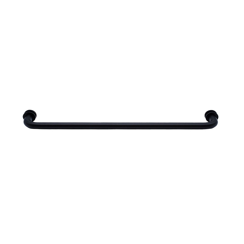 FHC Tubular Towel Bar Single-Sided with Washers for 1/4" To 1/2" Glass