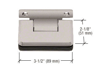 Pinnacle 3 - Point Movable Beveled Style Transom Clamp - ShowerDoorHardware.com