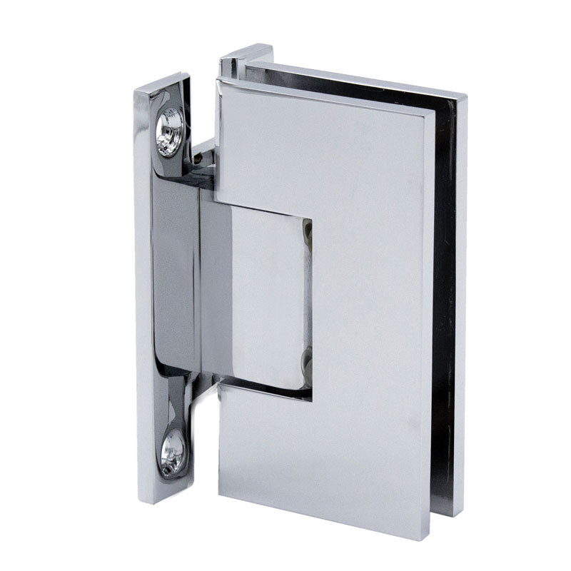 FHC Venice H Back Plate Wall Mount Hinge For 3/8" Or 1/2" Glass