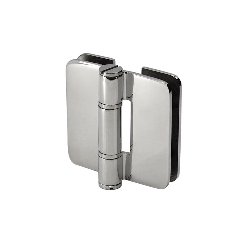 FHC Zephyr Glass-To-Glass Inline Outswing Hinge For 3/8" Glass