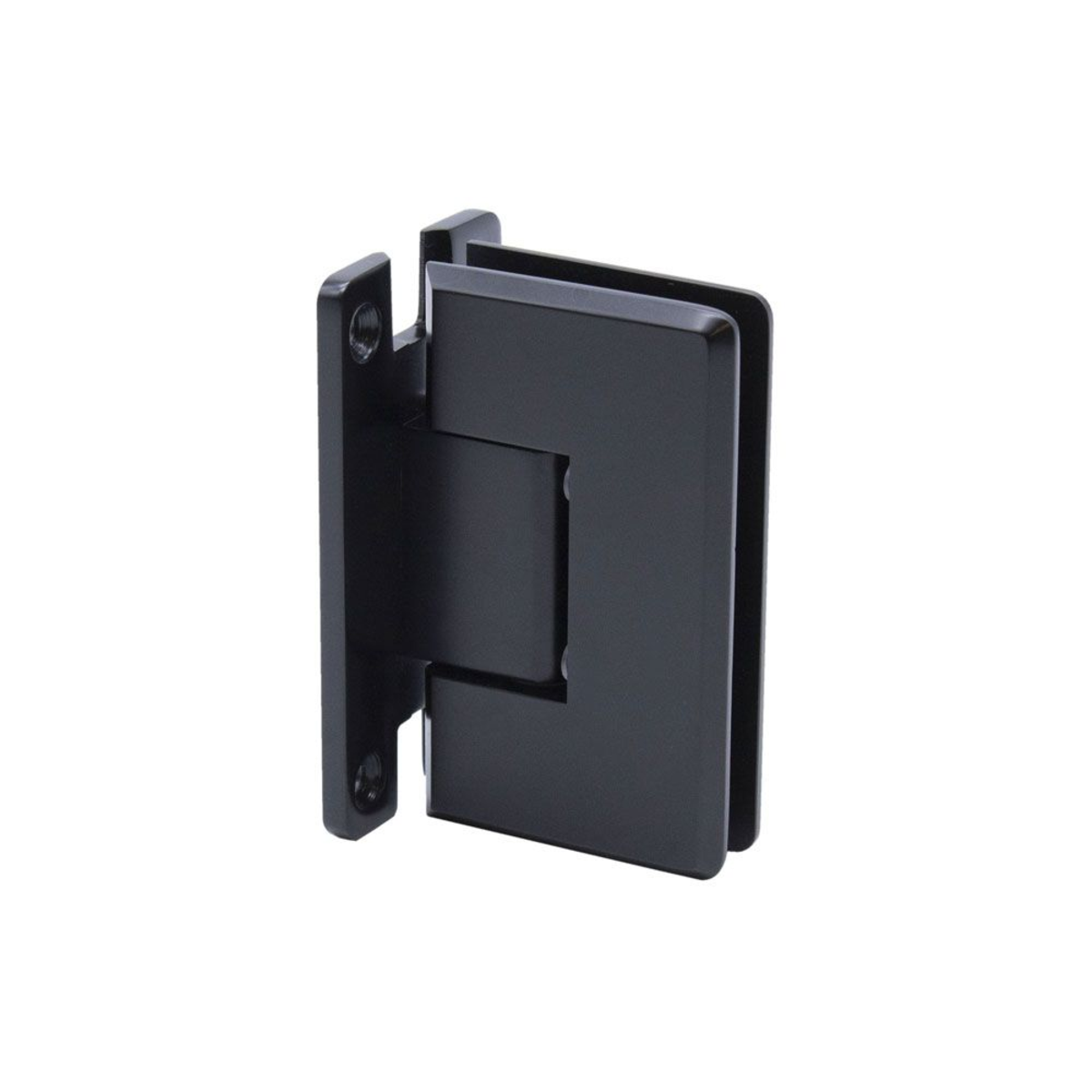Wall to Glass "H" Back Plate Hinge- Beveled