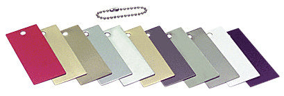 Color Sample Chain for Shower Door Hinges