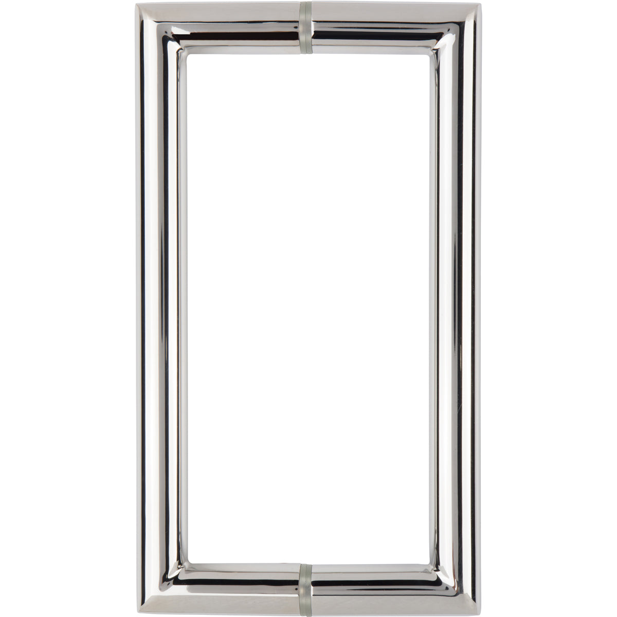 Rockwell Back to Back Tubular Mitered Corner Handle for Heavy Glass Frameless Shower Door