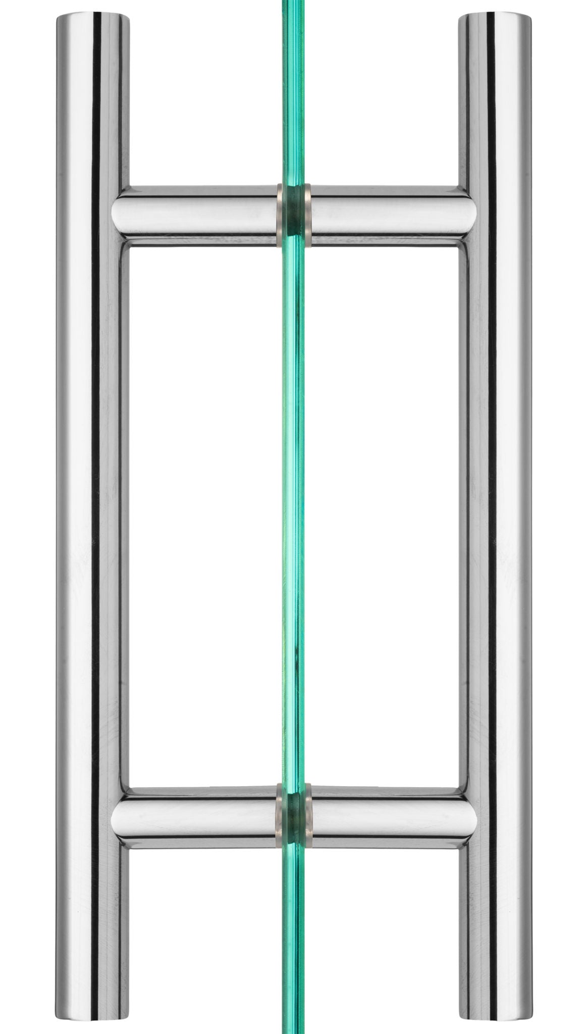 Rockwell Back to Back Ladder Pull for Heavy Glass Frameless Shower Doors
