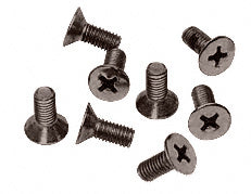 Oil Rubbed Bronze 5 x 12 mm Cover Plate Flat Head Phillips Screws