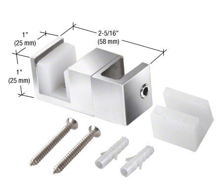CRL Steel Replacement Door Guide for Fixed Panel Attachment