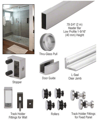CRL Senior Deluxe Serenity Sliding Shower Door System