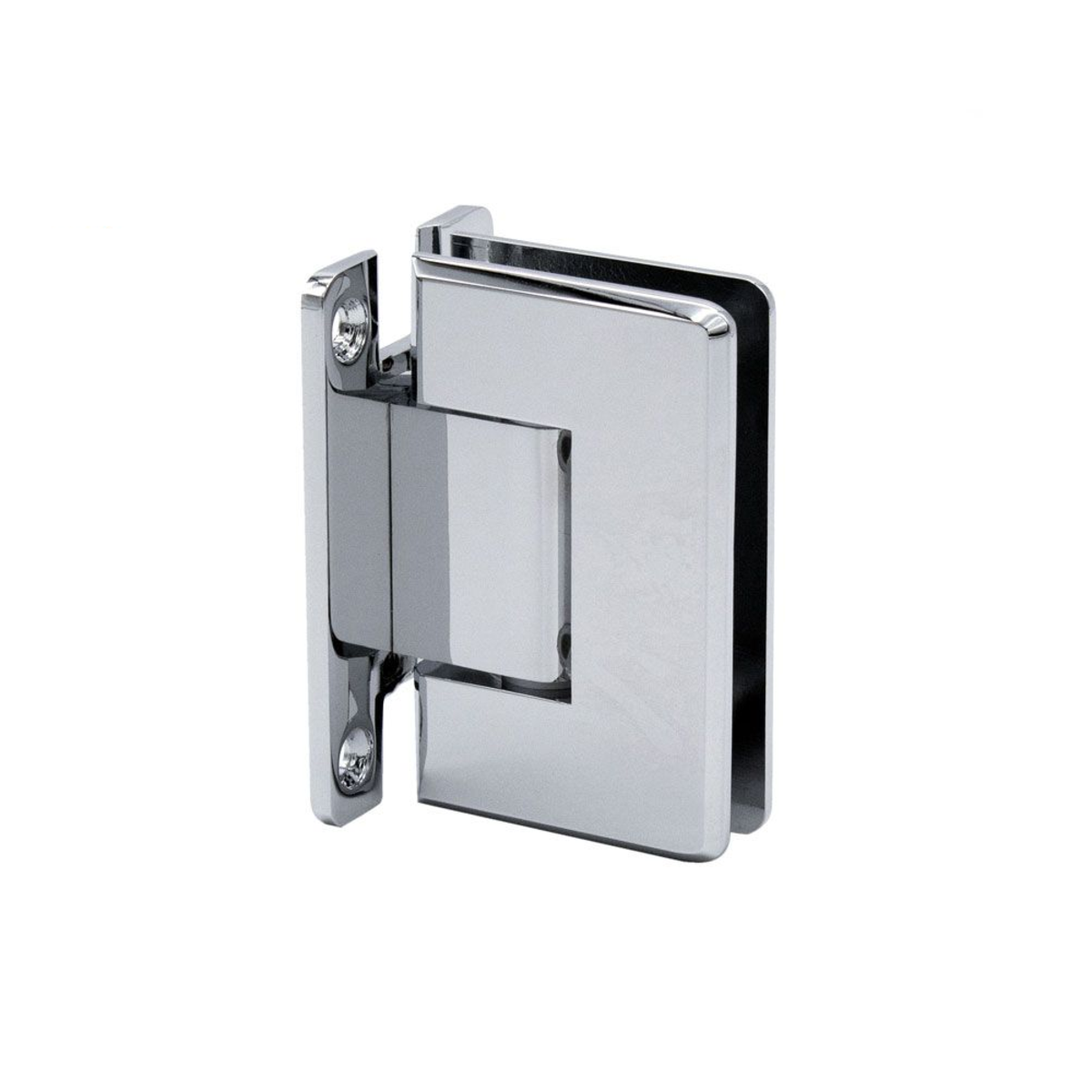Heavy Duty Beveled Wall to Glass "H" Back Plate